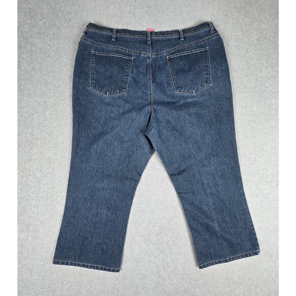 Liz & Me Signature 24WP Womens Cropped/Capri Length Jeans 42" Waist - Picture 2 of 12